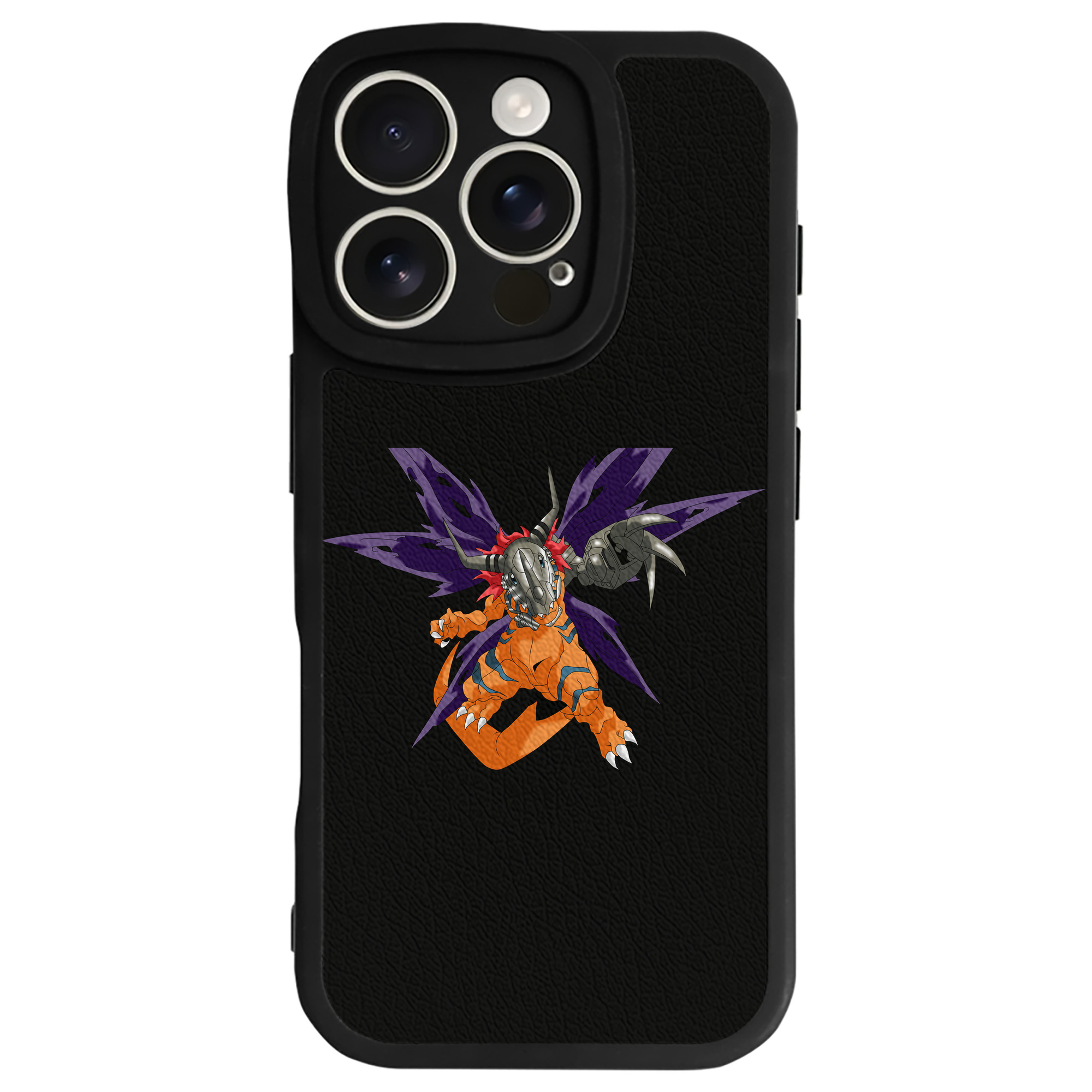 （画像用） Digimon デジタルモンスター/デジモン 【iPhone 16シリーズ対応】シリコンスマホケース（レザー調） 材質：シリコン
